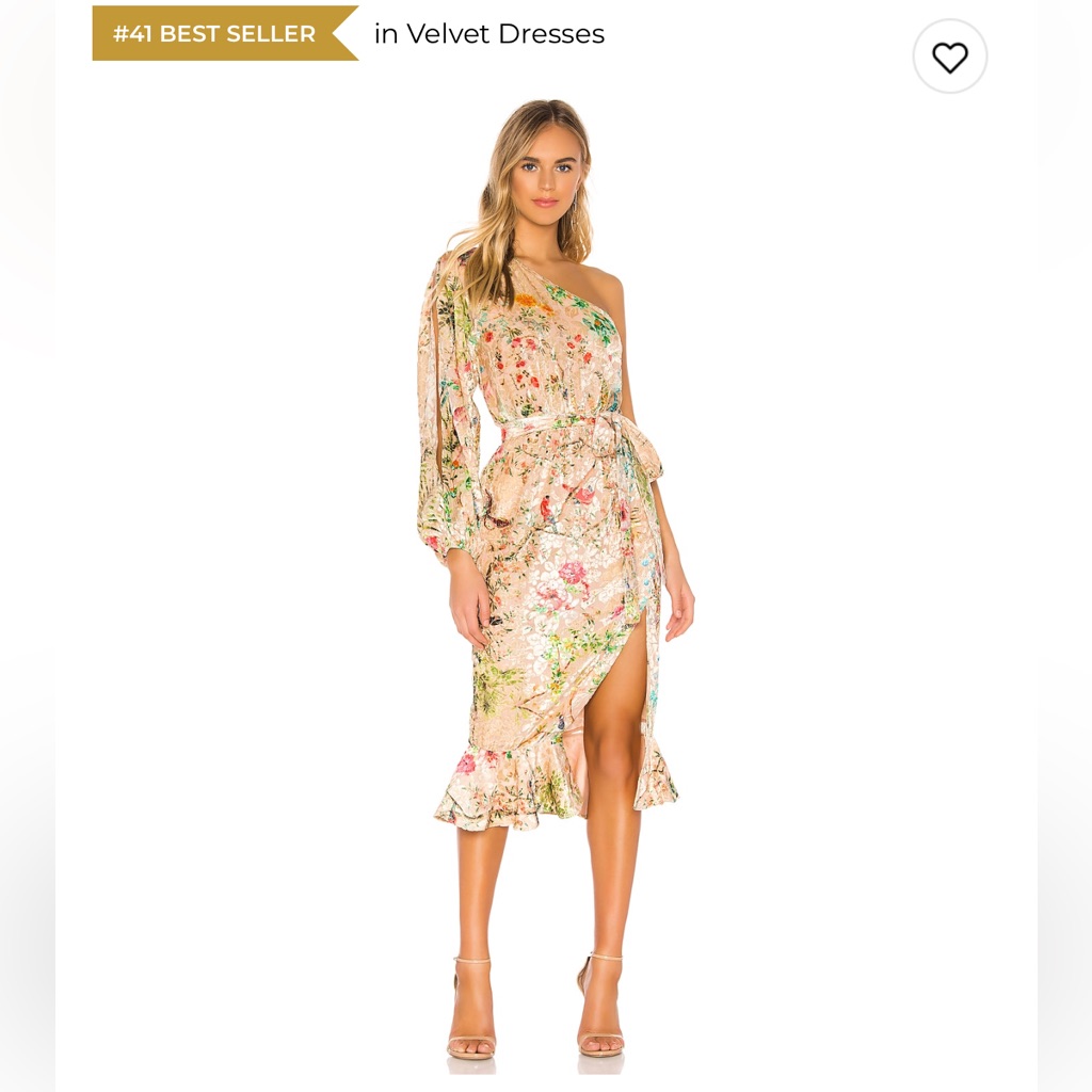 Hemant & Nandita Dresses Hemant And Nandita Veena Dress In Nude - Large $250